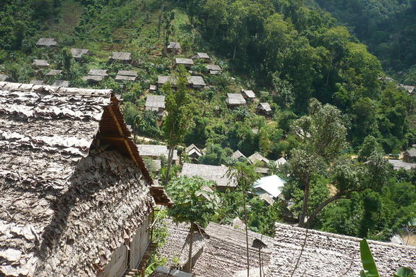 mae la oon camp from above