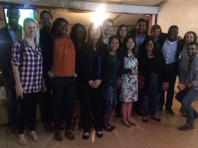 Current students met with recent alumni who are currently working in Nairobi at Burn and Dalberg.