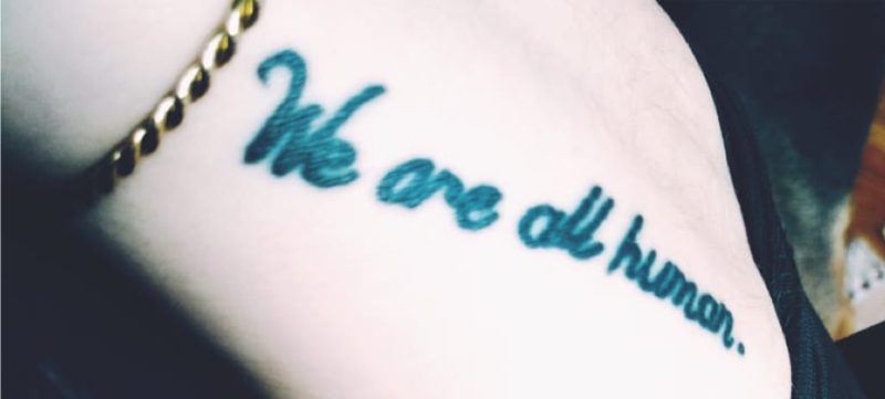Daniela's Tattoo on her arm.